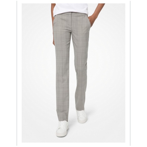 MICHAEL Michael Kors Pants - MIcheal Micheal Kors Glen Plaid Pants MU93HOUBSM